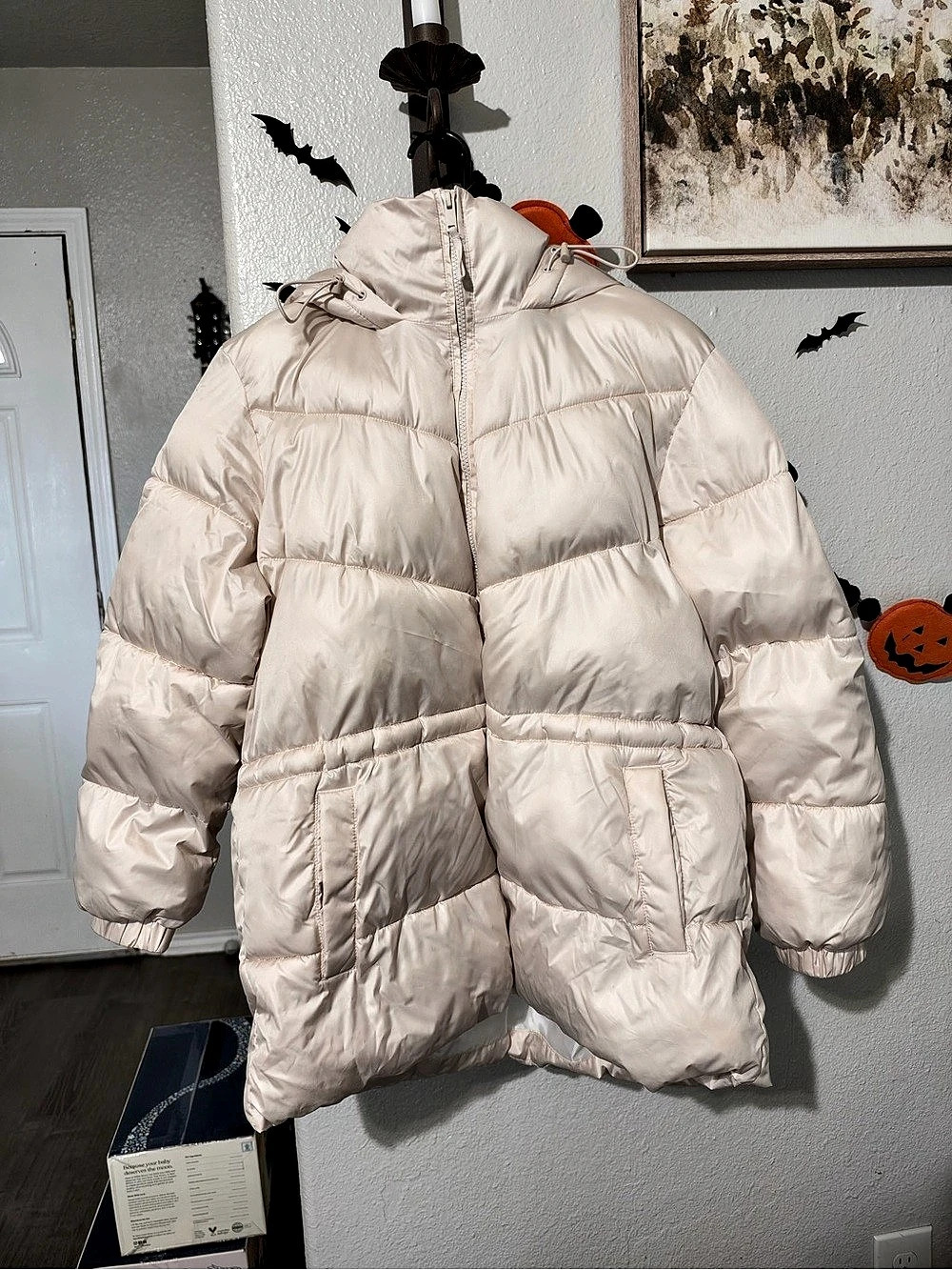 GAP ColdControl Puffer Jacket Hooded Puffer Jacket in Pink Like New
